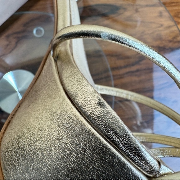 Schutz Kelsie Platform Sandal in Metallic Platina - Picture 14 of 16